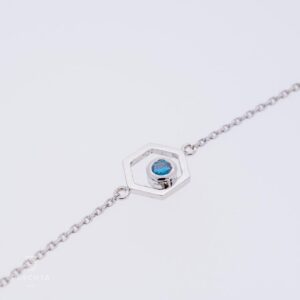 Diamant 6-Eck Armband