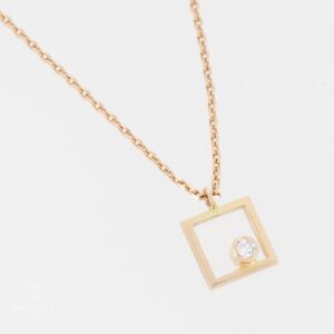 Brillant 4-Eck Halskette