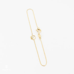 Brillant 6 -Eck Armband