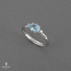 Topas Brillanten Ring