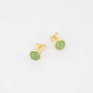 Russisch-Jade Ohrstecker