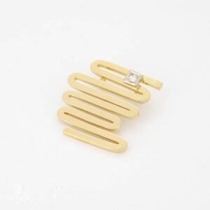 Welle Diamant Anhänger