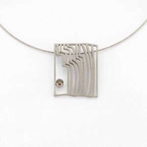 Brauner Diamant Anhänger