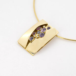 Fancy Saphire Anhänger