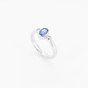 Tansanit Brillanten Ring