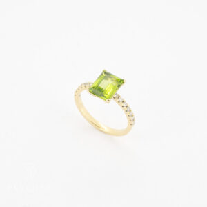 Peridot Brillanten Ring