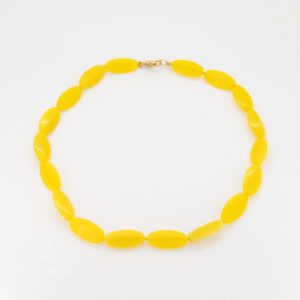 Gelb Achat Halskette