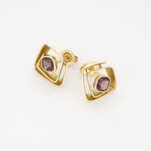 Rhodolith Ohrstecker