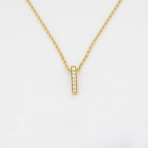 Brillanten Stäbchen Anhänger