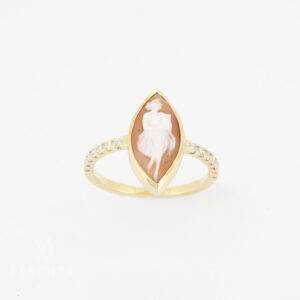 Kamee Brillanten Ring