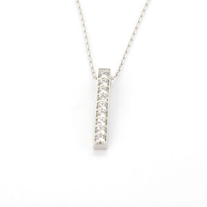 Brillanten Stäbchen Anhänger
