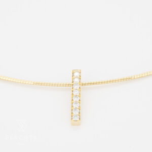 Brillanten Stäbchen Anhänger