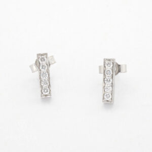 Brillanten Stäbchen Ohrstecker