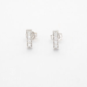 Brillanten Stäbchen Ohrstecker