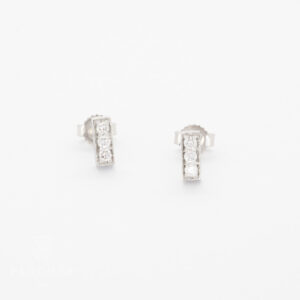 Brillanten Stäbchen Ohrstecker