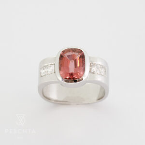 Turmalin Brillanten Ring